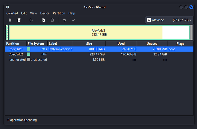 fail disk 2